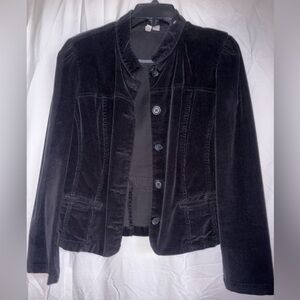 St. John's Bay Black Velvet Blazer